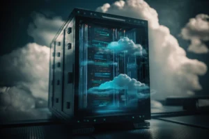 ابرهای دیجیتال در اطراف سرور دیتا سنتر