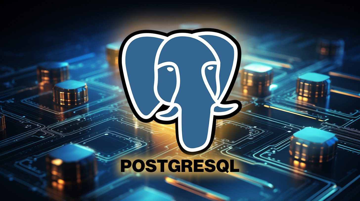 لوگوی PostgreSQL روی زمینه فناوری