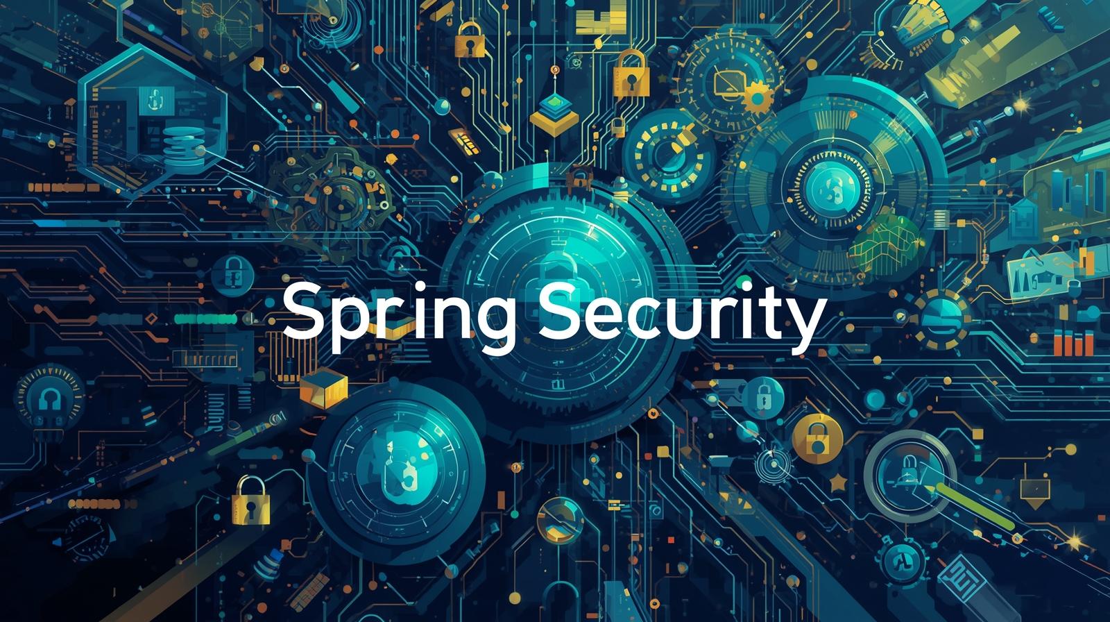 پیکربندی spring security با نمودارهای جریان چگونه است؟