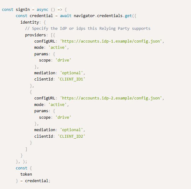 استاندارد fedcm چیست؟