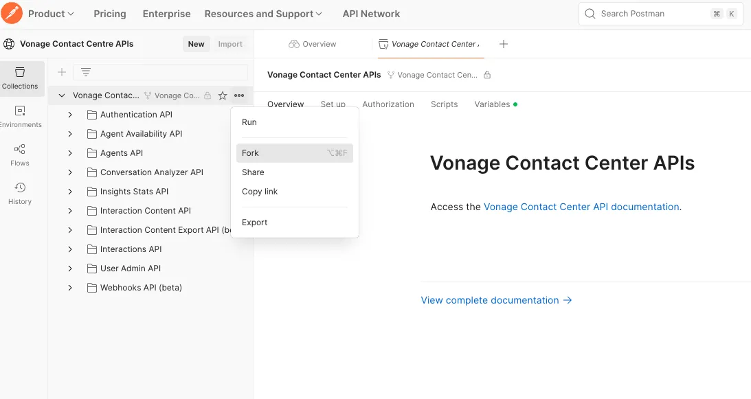 آنبوردینگ توسعه‌دهندگان (developers) با کالکشن‌های api چگونه انجام می‌شود؟